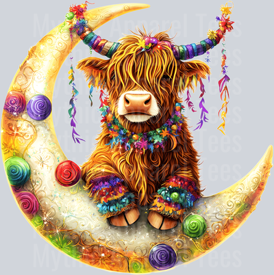 AZ815 Mardi Gras Highland Cow (10)