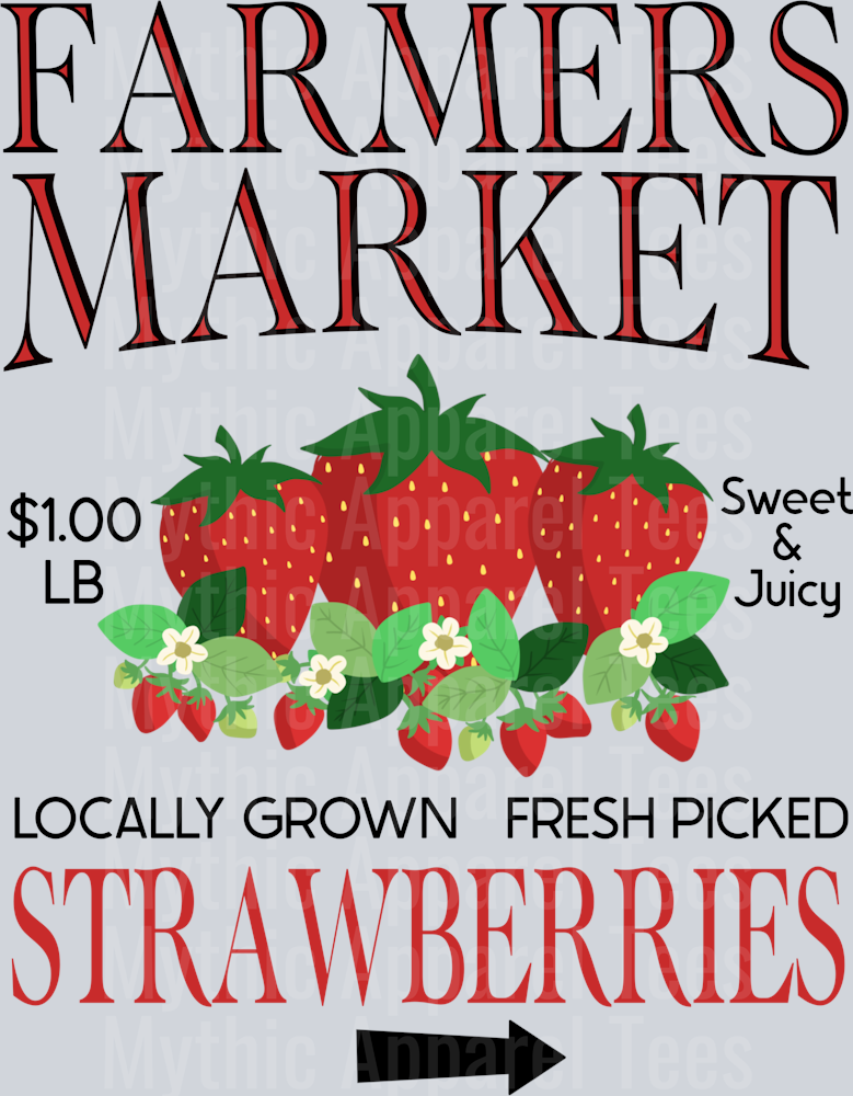 Market strawberry