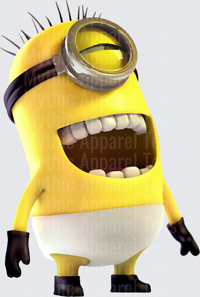 Minnions Stuart One-Eyed Laughing Minion Wide Open Mouth