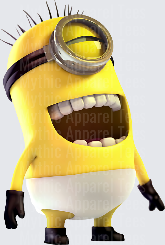 Minnions Stuart One-Eyed Laughing Minion Wide Open Mouth