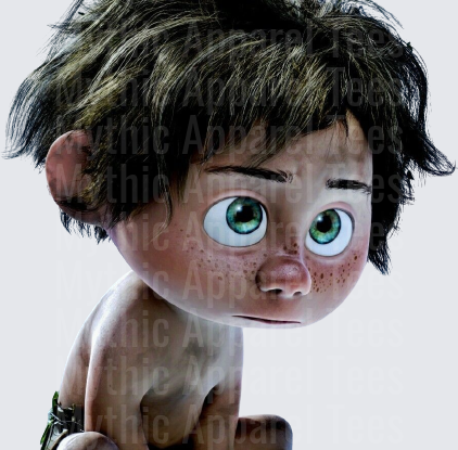 Spot the Caveboy Wide-Eyed Expression Close-Up from The Good Dinosaur