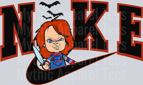 Chuckie Nike DTF Horror Movie Transfers