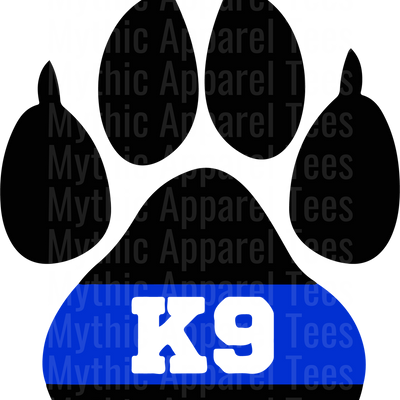 Police Officer Blue Line Back The Blue Transfers