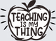 DR Seuss Teaching Is My Thing Apple Teacher Design