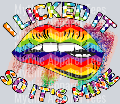 i licked it so its mine LGBTQ+ Transfer