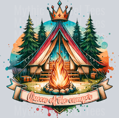 Queen of the Camper 29 DTF Camping Transfers