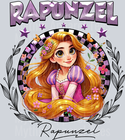 Rapunzel Disney Classic Portrait with Signature Disney princess