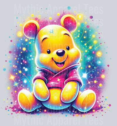 Winnie the Pooh Disney 2 Colorful Pop Art Pop Culture Cosmic style