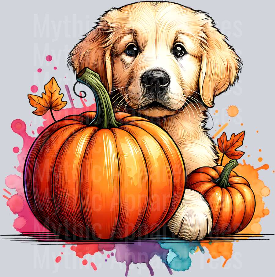 GOLDEN RETRIEVER PUMPKIN
