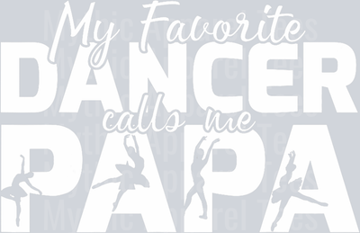 Dancer Papa DTF Dad Transfer47