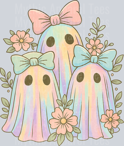 Iridescent Ghost Pumpkin PNG Coquette Halloween PNG_processed