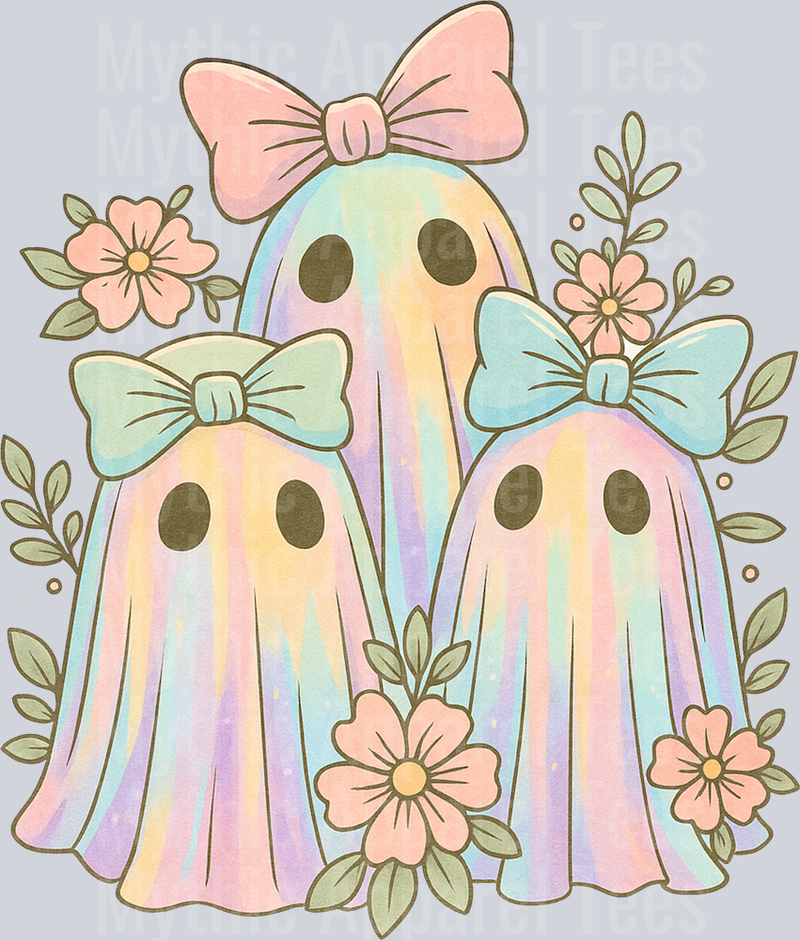 Iridescent Ghost Pumpkin PNG Coquette Halloween PNG_processed