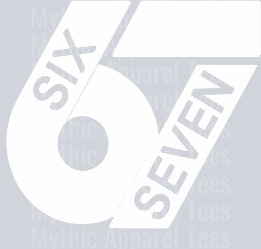 Fun Six Seven 6 7 Meme Design T-Shirt