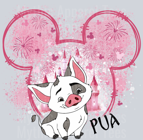 Pua Disney ears Disney Moana DTF Moana Transfers
