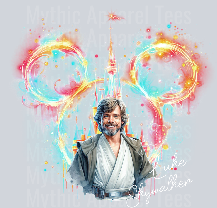 Luke Skywalker Disney Castle Disney Star Wars