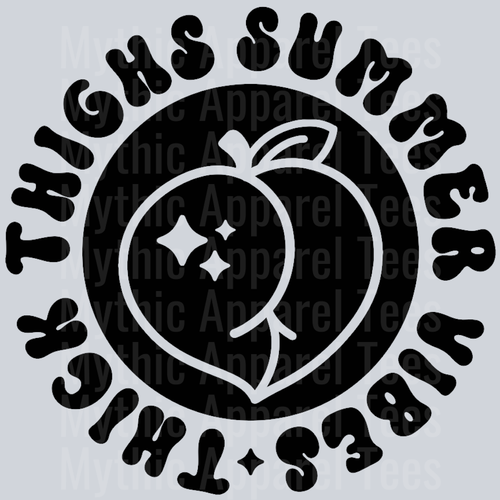 Thick Thighs Summer Vibes Pocket