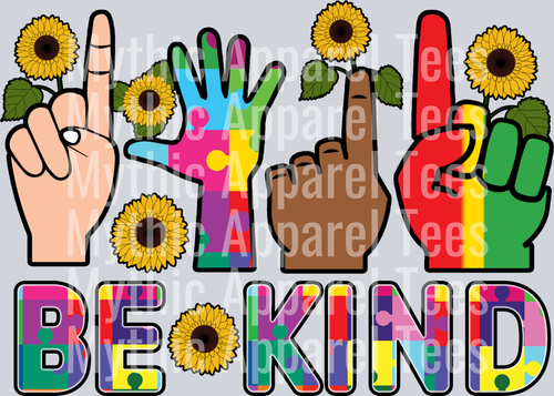 be kind flowers hands kindness LGBTQ+ Transfer