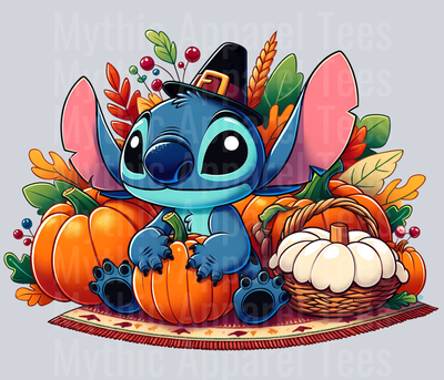 Stitch Thanksgiving 6 DTF Stitch Thanksgiving Transfers