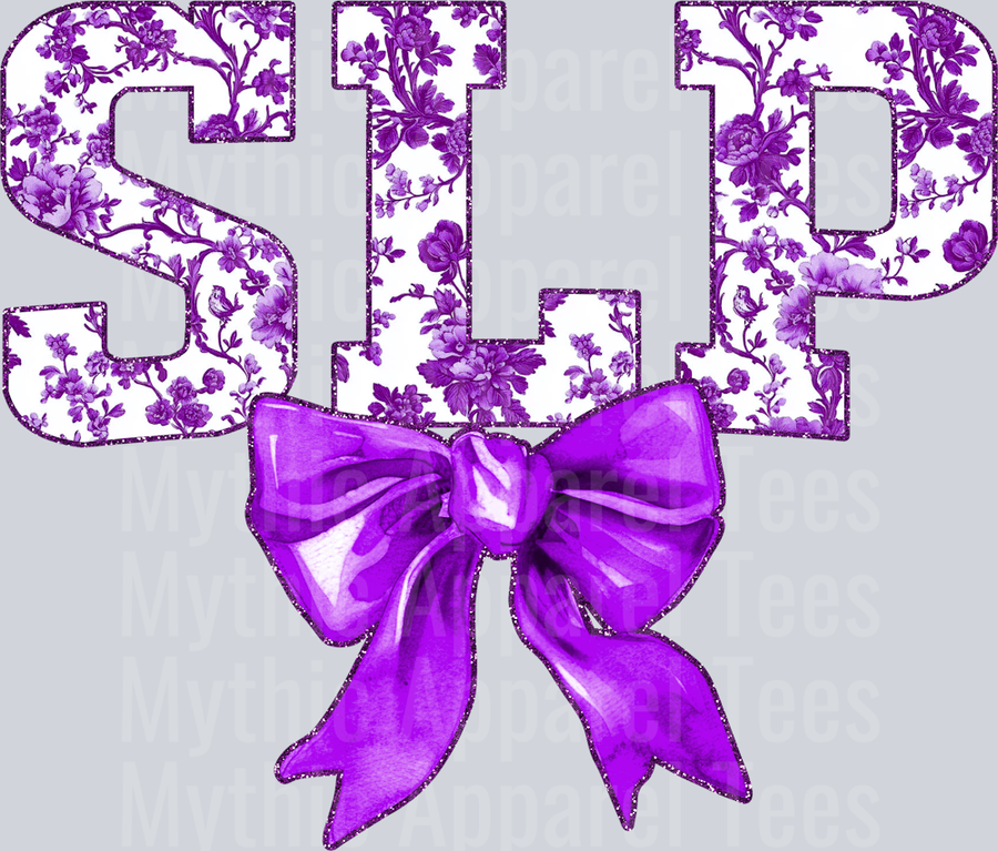 Purple Toile SLP