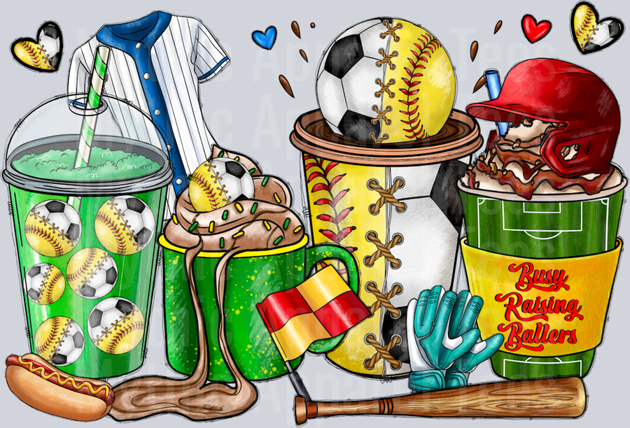 Busy Raising Ballers Softball And Soccer
