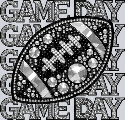 Rhinestone Football Game Day 2 School Spirit & Sports