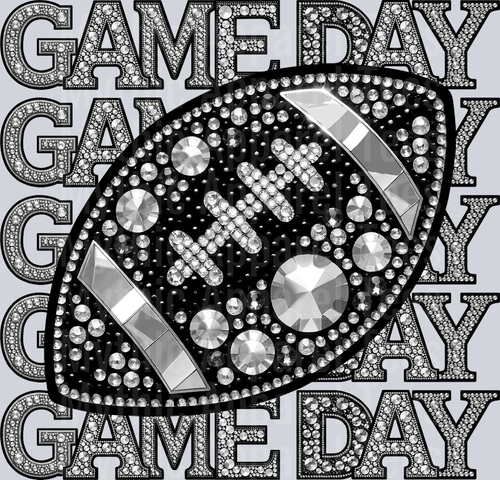Rhinestone Football Game Day 2 School Spirit & Sports