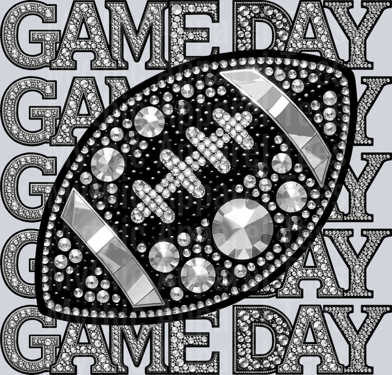 Rhinestone Football Game Day 2 School Spirit & Sports