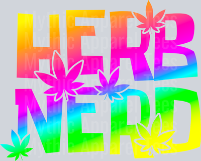 Herb Nerd Girly Weed Smoking Style