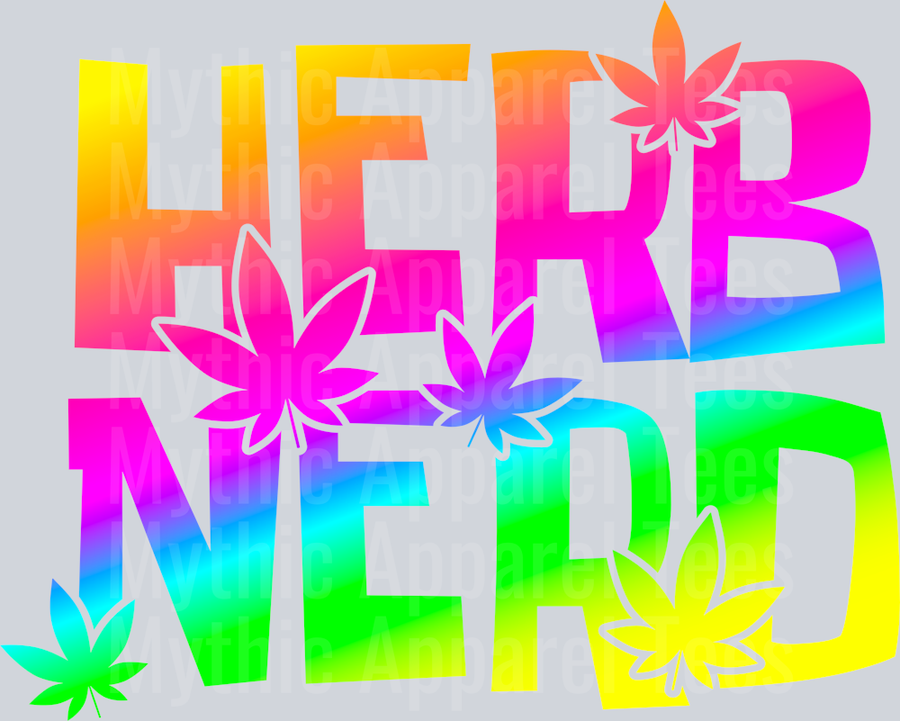 Herb Nerd Girly Weed Smoking Style