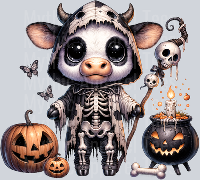 Spooky Highland Cow