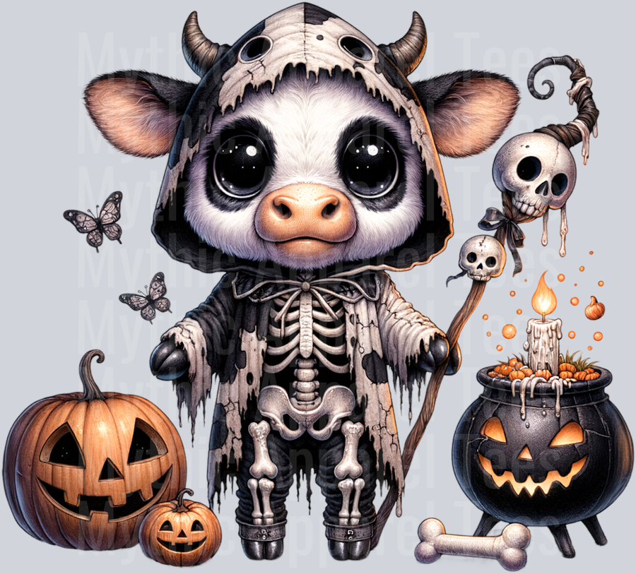 Spooky Highland Cow