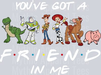 Toy Story F.r.i.e.n.d.s. Toy story original cast  DTF Disney Transfers