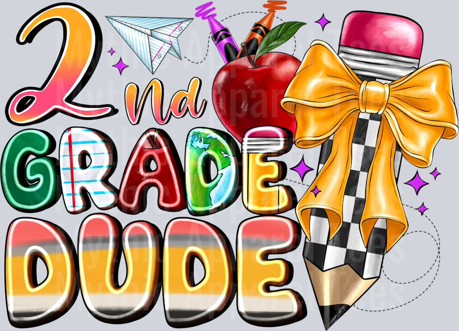 2nd Grade Dude Pencil Back To School