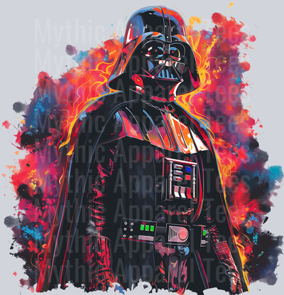 Darth Vader Red blue and yellow DTF Star Wars Transfers