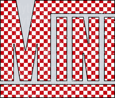 Checkered Mini Vans Style Print Style Combo Valentines Day Design