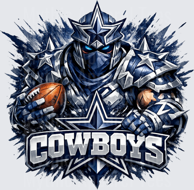 NFL Dallas Cowboys Armored Warrior Mascot Football Star