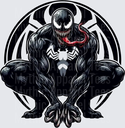 Marvel Super Heroes Venom Crouching Symbiote Tribal Circle