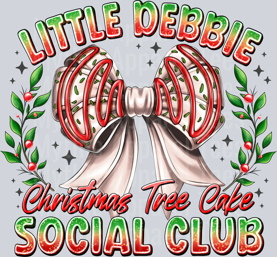 Little Debbie Christmas Tree Cake Social Club
