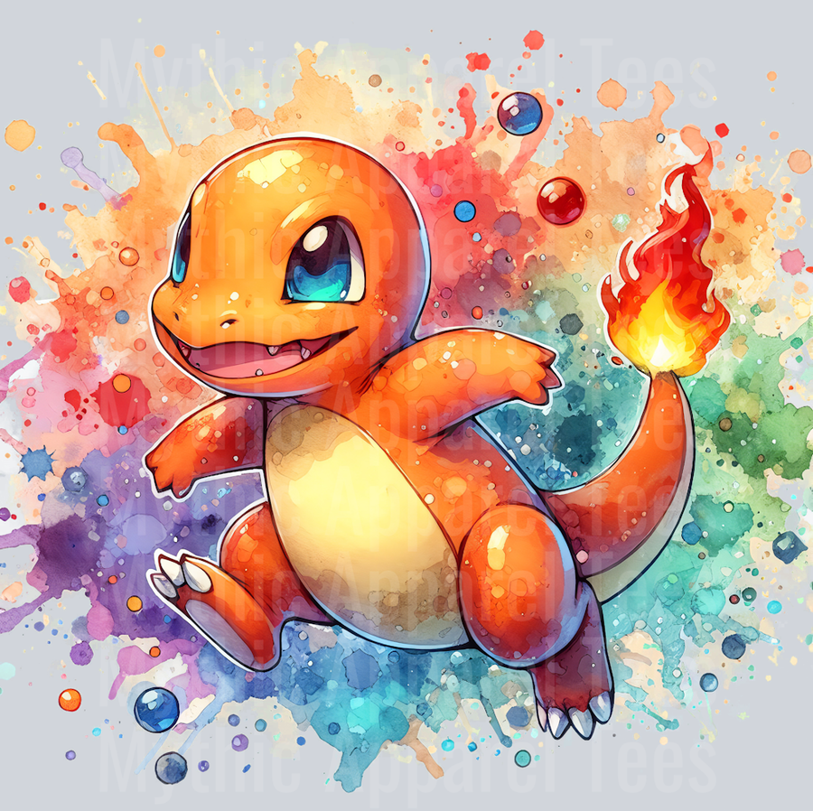 charmander Color Splash Pokemon Pop Culture