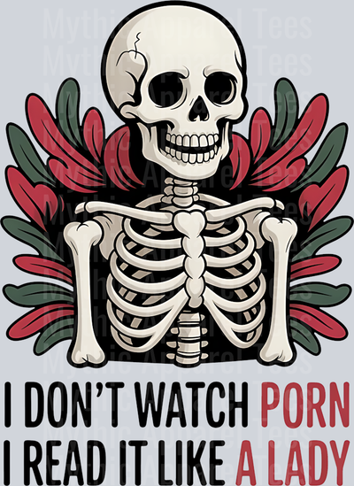 I don't watch porn, I read it like a lady DTF Book Transfers