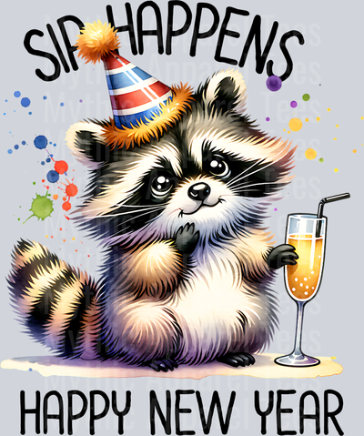 SIP HAPPENS HAPPY NEW YEAR