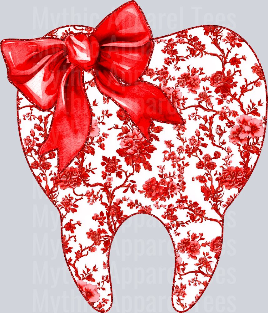 Red Toile Tooth