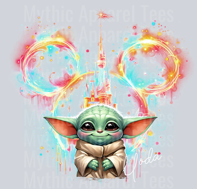 Baby Yoda Disney Castle Disney Star Wars