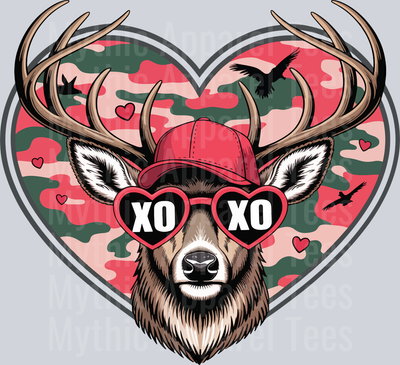 xoxo deer valentine