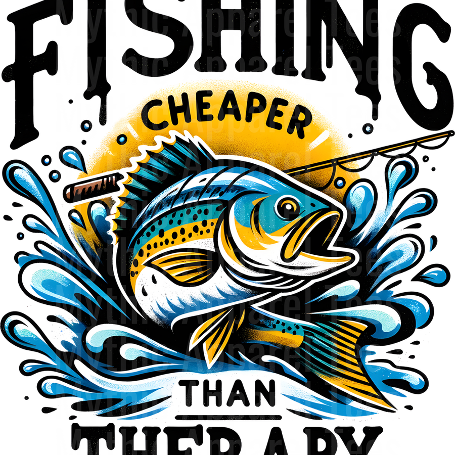 Fishing DTF Transfer