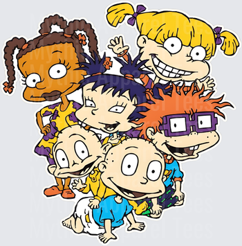 Rug Rats Full Cast Tommy Chuckie Angelica Phil Susie Lil Group
