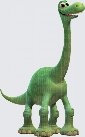 Arlo The Good Dinosaur Smiling Green Apatosaurus Pixar Character