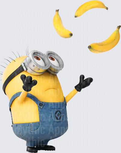 Minnions Two-Eyed Minion Juggling Bananas Despicable Me