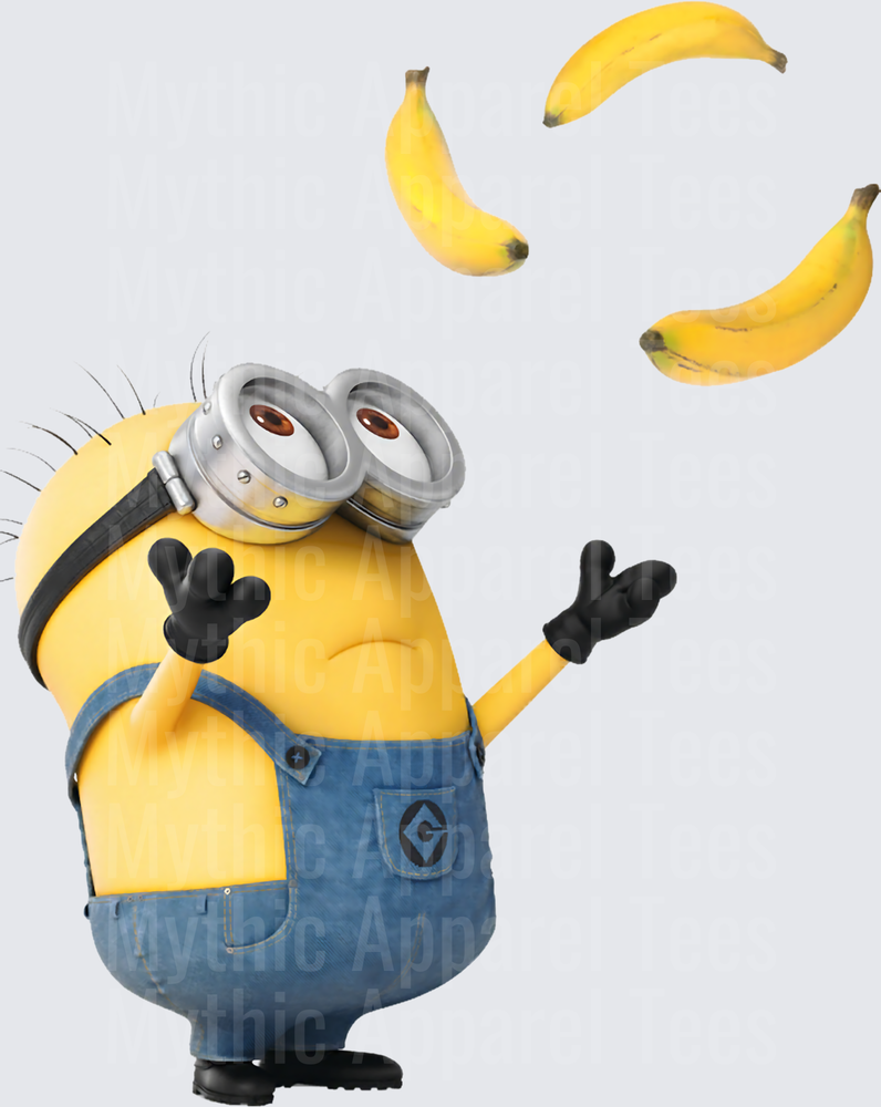 Minnions Two-Eyed Minion Juggling Bananas Despicable Me