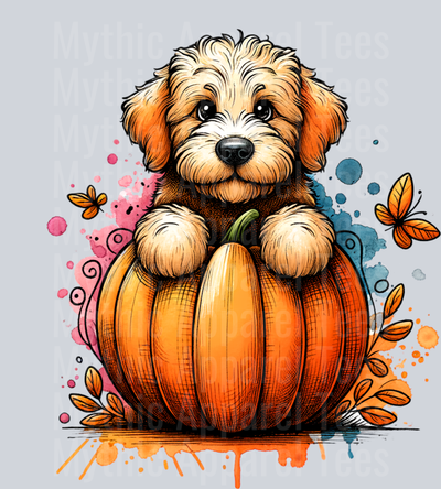 DOODLE DOG PUMPKIN